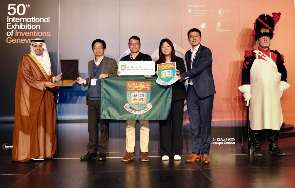 項目「具有α-1,3-半乳糖基转移酶表达以增强免疫反应的减活流感疫苗」获得特別大獎 — 沙特創新卓越獎及評判特別嘉許金獎。